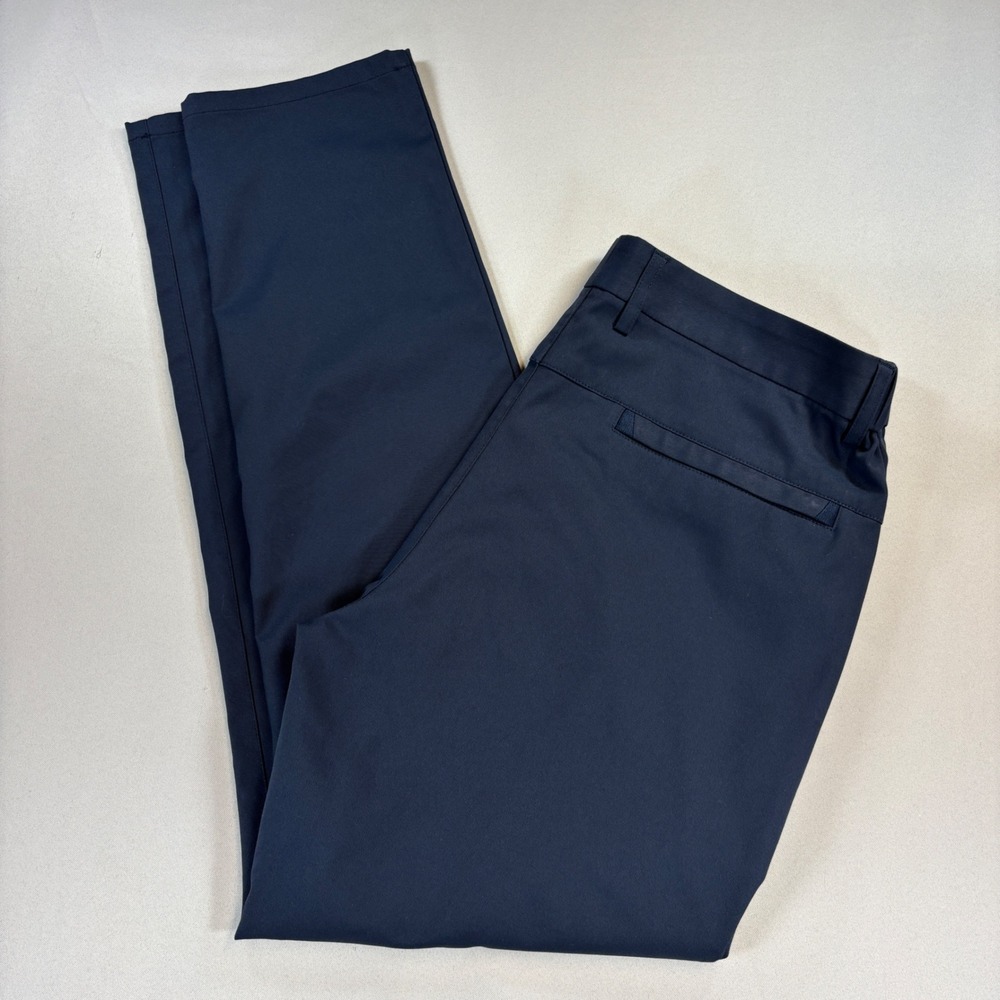 Jack Archer Jetsetter Pants Mens 33x30 Blue Golf Travel Commuter Chino Office